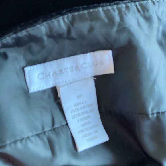 SOLD velvet midi skirt by Charter Club Size 12 - Picture 11 of 11